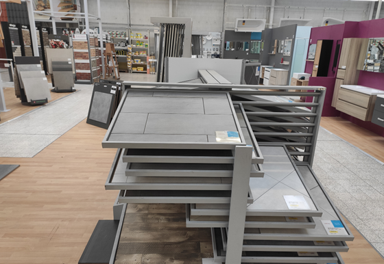 rayon carrelage magasin
