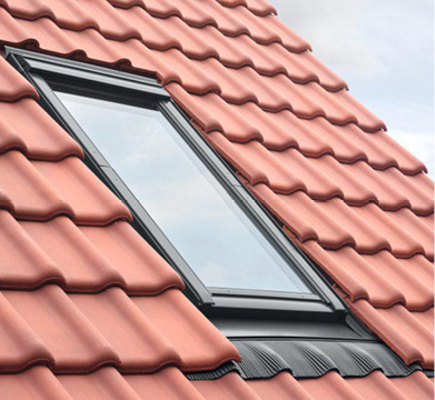 Raccord pour fenêtre de toit VELUX Edw sk06, gris