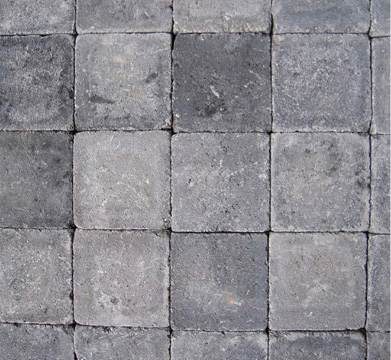 pavé béton gris