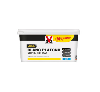 Peinture mur, plafond blanc mat Tous travaux 3L