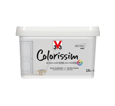 pot de peinture gris perle mat v33