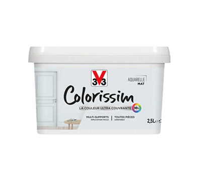 pot de peinture aquarelle mat v33