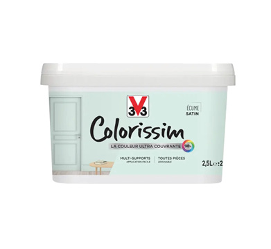 pot de peinture écume satin v33