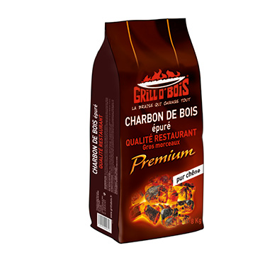 sac de charbon de bois pur chêne