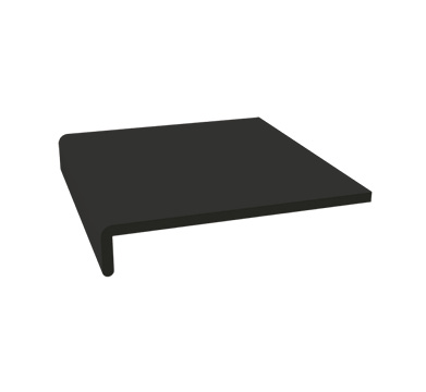 planche de rive PVC cellulaire noir