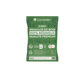 sac de pellets vert