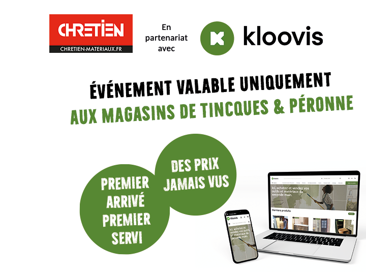 affiche déstockage kloovis