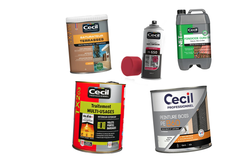 produits peinture extérieure Cecil