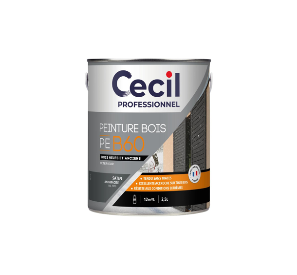 pot de peinture bois anthracite cecil