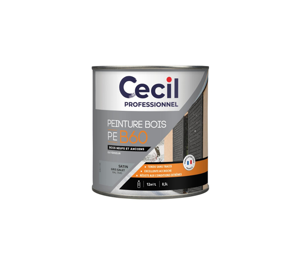 pot de peinture bois gris galet cecil