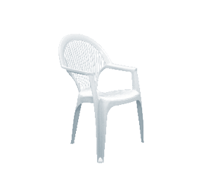 chaise de jardin blanc