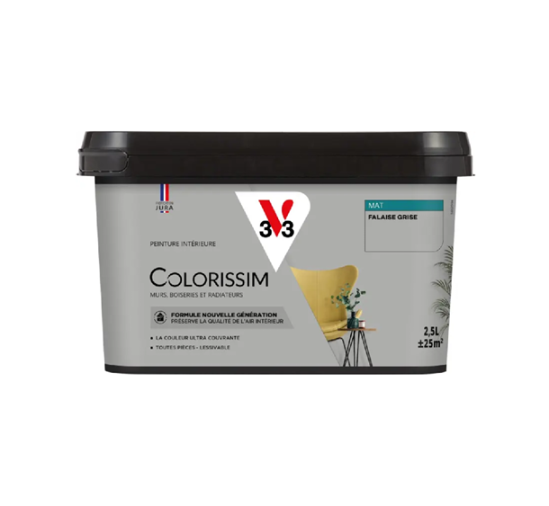 pot de peinture falaise grise v33