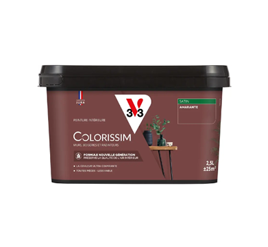 pot de peinture amarante v33