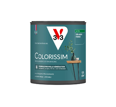 pot de peinture céladon foncé v33