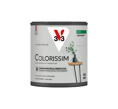 pot de peinture gris galet v33