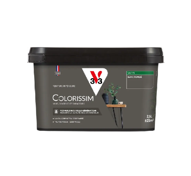 pot de peinture kaki foncé v33