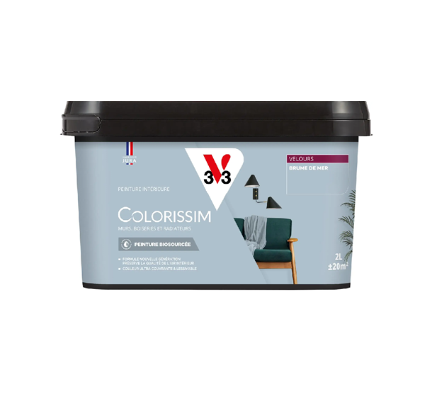 pot de peinture brume de mer v33