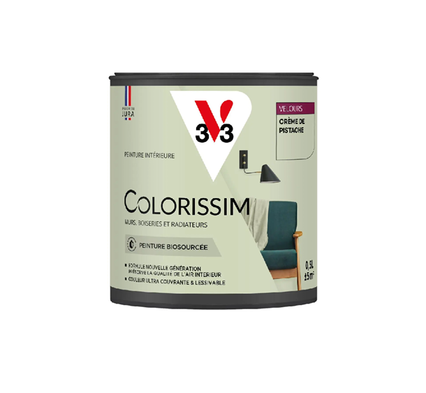pot de peinture crème de pistache v33