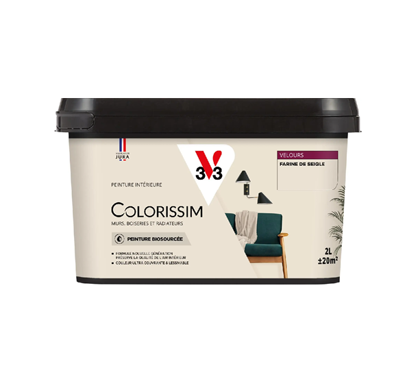 pot de peinture farine de seigle v33