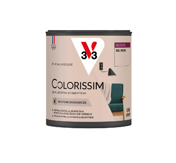 pot de peinture sel rose v33