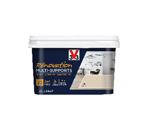 pot de peinture rénovation lin v33