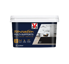 pot de peinture rénovation noir v33