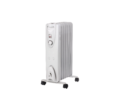 Radiateur Bain d'Huile Mobile 1500 W - Chrétien Matériaux